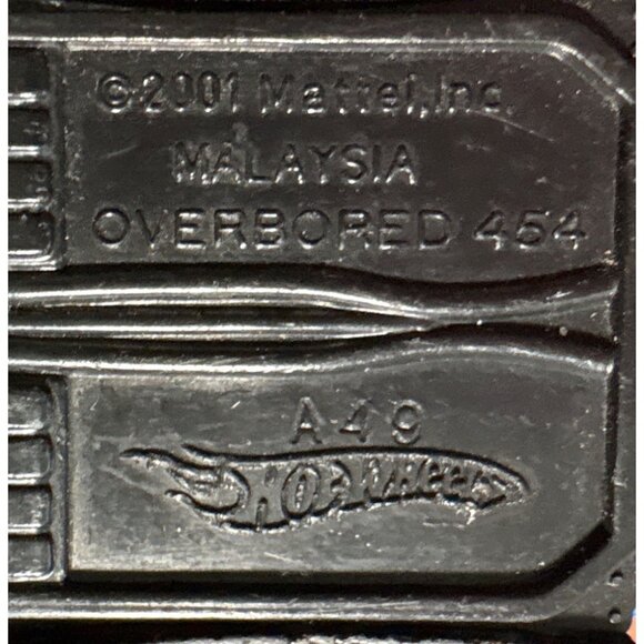 Hot Wheels Overbored 454 Black Die Cast Car Model 2001 - Picture 6 of 6